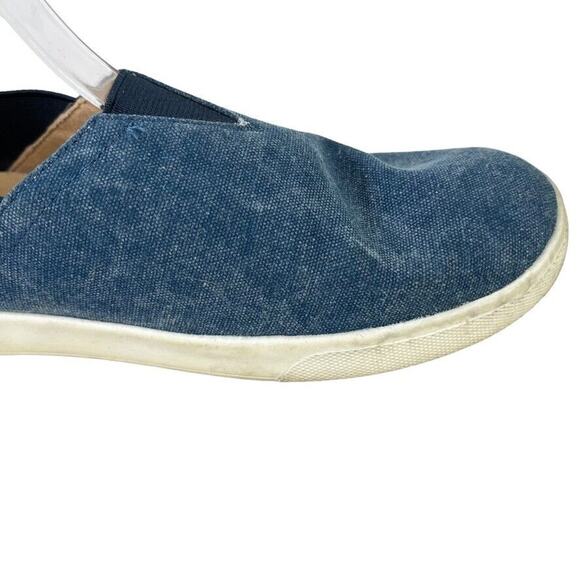 Vionic Ivy Womens Blue Slip On Flats Casual Loafers Canvas Shoes Stretch sz 8.5 - Picture 2 of 16